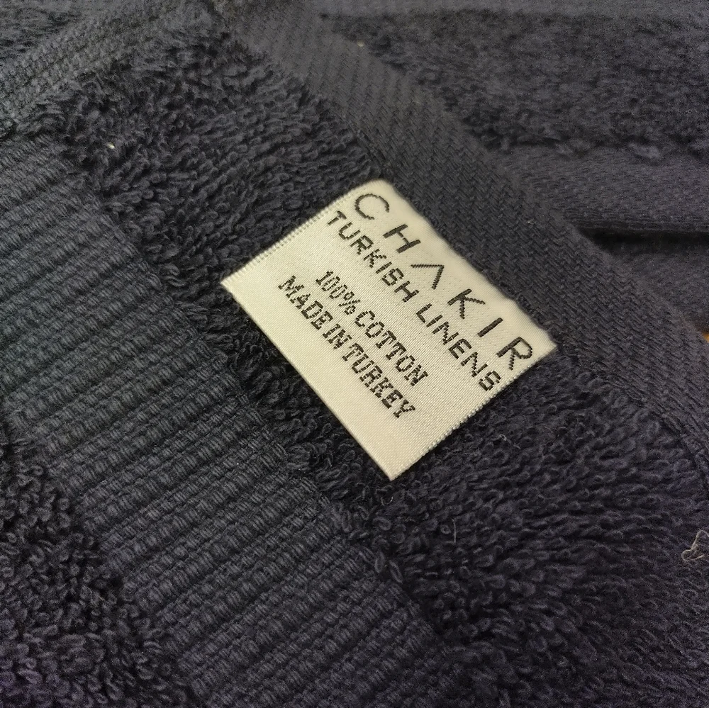 Premium Turkish Cotton Super Soft and Absorbent Makeup Washcloths Black Set 2